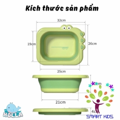 Chậu Rửa Mặt Gấp Gọn Cá Sấu Holla HL-03140
