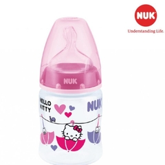 Bình sữa NUK Hello Kitty Premium choice+ nhựa PP núm ti S1 - M 150ml, 300ml