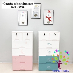 Tủ Nhựa Ngăn Kéo 5 Tầng Kub Mẫu Mới KB-0902