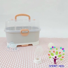 Giá úp bình sữa Holla cao cấp có nắp đậy vệ sinh cho bé HL-1589