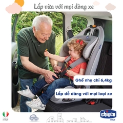 Ghế ngồi ô tô Chicco Gro-Up 123 màu ghi