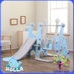 Cầu trượt xích đu voi Holla HL-10160