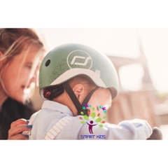 Mũ đội đầu phản quang cho bé Scoot and Ride