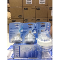 810231 Núm ty nghiêng Pisa Natural Feeling chảy trung bình Chicco 2M+