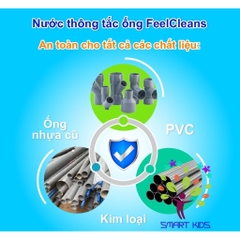Nước thông tắc đường ống FeelCleans 1 Lít Made In Spain