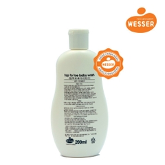 Sữa tắm gội toàn thân cho bé Wesser Nano Sliver TOP TO TOE kháng khuẩn bảo vệ làn da và mái tóc trẻ em (200ml)