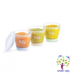 Bộ 3 cốc trữ thức ăn dặm xếp chồng 150ml Fatz Baby FB0060N