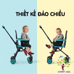 Xe đẩy du lịch Vovo Play Kids - đảo chiều, gấp gọn, có mái che