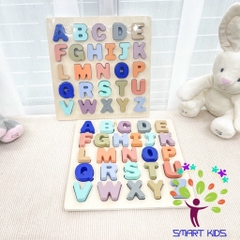 Bộ bảng số học / bảng chữ cái bằng gỗ POMO