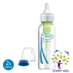 Bình sữa Dr Brown's 120ml và 250ml dành cho trẻ bú yếu, hở hàm ếch