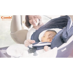 Ghế ngồi ô tô Combi Culmove xoay 360° Smart Isofix xanh navy
