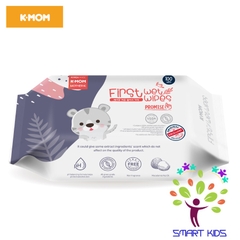 KHĂN ƯỚT CAO CẤP FIRST WET WIPES K-MOM HÀN QUỐC KHĂN ƯỚT KMOM LALABEBE