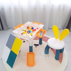 Bộ bàn lego nhỏ Holla có thể làm bàn học szie nhỏ