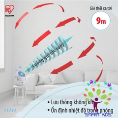 Quạt đối lưu không khí Iris Ohyama PCF-HD15C Quạt điện thông minh giúp tuần hoàn không khí, ổn định nhiệt độ phòng