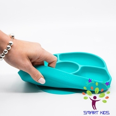 Bộ khay ăn kèm thìa silicone bbluv Yumi (FDA)