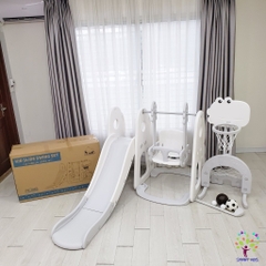 Cầu trượt xích đu bóng rổ bóng đá golf liên hoàn  Holla 5in1