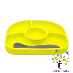 Bộ khay ăn kèm thìa silicone bbluv Yumi (FDA)