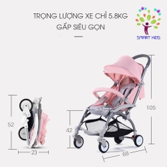 Xe đẩy du lịch Vovo 1 chiều gấp gọn