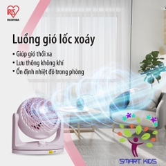 Quạt đối lưu điều hòa không khí Iris Ohyama PCF-HEK18 Quạt để bàn sử dụng cho văn phòng, phòng ngủ, phòng khách