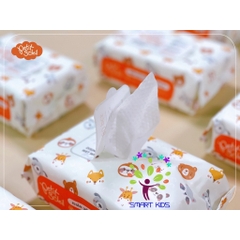 Giấy ướt cao cấp Petit Soleil 80 tờ không mùi , chính hãng an toàn dịu nhẹ cho làn da bé