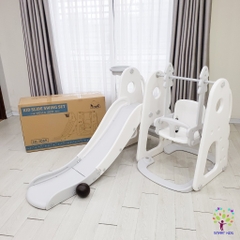 Cầu trượt xích đu bóng rổ Holla 3in1 HL-1069