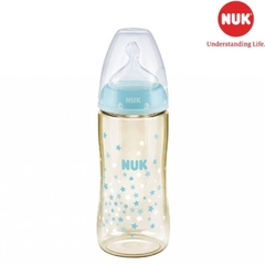Bình sữa NUK Premium Choice+ nhựa PPSU núm ti S1-M ( 150ml, 300ml), núm ti S2-M (300ml)