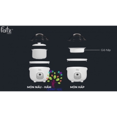 NỒI HẦM CÁCH THUỶ FATZ BABY 0.7L - STEW 1 - FB9107ZT