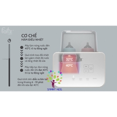 MÁY HÂM SỮA TIỆT TRÙNG ĐIỆN TỬ 2 BÌNH DUO 5 FATZ BABY FB3203TN