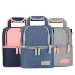 Ba lô bỉm sữa Vcoool A1 Balo giữ nhiệt bảo quản sữa mẹ