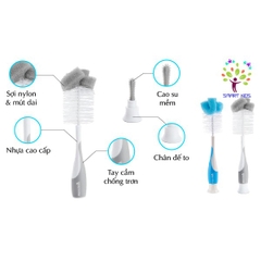 Cọ Bình Sữa Có Mút Munchkin