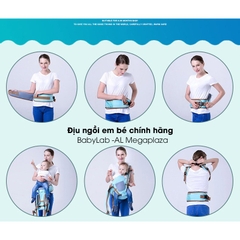 Địu ngồi trẻ em Baby lab 4 tư thế,chống gù lưng 0-36m
