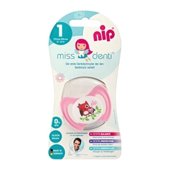 Ty ngậm chuyên dùng chỉnh nha NIP Miss Denti, bằng silicon NIP31800/ NIP31801/ NIP31802