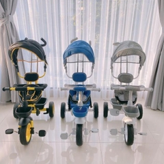 XE ĐẠP- XE ĐẨY ĐA CHỨC NĂNG UMOO CÓ MÁI CHE