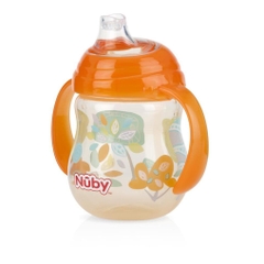 Bình uống nước Nuby mỏ vịt silicon 270ml