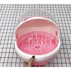 GIÁ ÚP BÌNH SỮA CÓ NẮP ĐẬY HÌNH GẤU