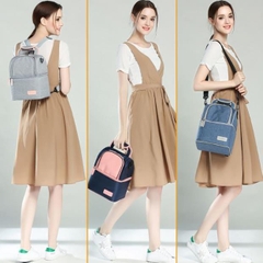Ba lô bỉm sữa Vcoool A1 Balo giữ nhiệt bảo quản sữa mẹ
