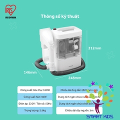 Máy phun hút giặt chăn đệm thảm sofa ghế ngồi ô tô Iris Ohyama RNS-300