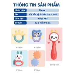 XÚC XẮC GẶM NƯỚU 5 MÓN PHÁT NHẠC UMOO - UM-1058