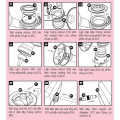 MÁY HÚT SỮA ĐIỆN ĐÔI - CÓ MATXA SILICON PREMIUM ALLEGRO# UNIMOM UM872002