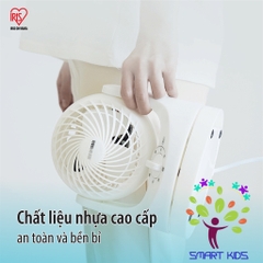 Quạt đối lưu điều hòa không khí Iris Ohyama TAF-MKM10 Quạt điện nhỏ để bàn văn phòng, giường cho bé