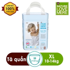 Tã/ Bỉm quần Nature Love Mere Super Slim L30/XL24/XXL20
