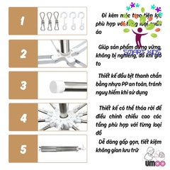 Giàn phơi inox Umoo/Pier