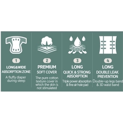 BỈM NATURE LOVE MERE BỈM QUẦN CHUYÊN ĐÓNG ĐÊM PHIÊN BẢN MỚI 2021- L30/XL24/XXL20