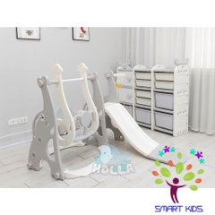 Cầu trượt xích đu voi Holla HL-10160