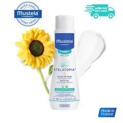 Dầu Tắm Gội Da Chàm Thể Tạng (Viêm Da Cơ Địa) Mustela Stelatopia Bath Oil 200ml