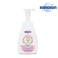 (Chính Hãng) Sữa tắm và rửa mặt tạo bọt Olive dưỡng ẩm Sanosan 250ml