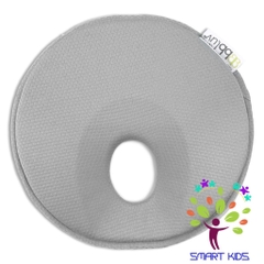 Gối chống bẹt đầu cho bé bbluv Pilo Grey/Ivory