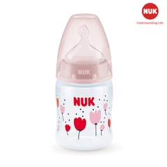 BÌNH SỮA CẢM BIẾN NHIỆT NUK PP 150ML/300ML NÚM TI SILICONE