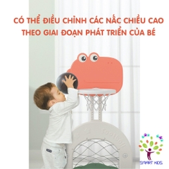 Cầu trượt xích đu bóng rổ bóng đá golf liên hoàn  Holla 5in1