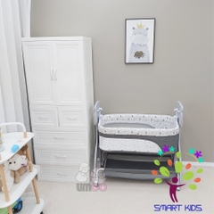 Nôi cũi vải Umoo Gấu UM-08111